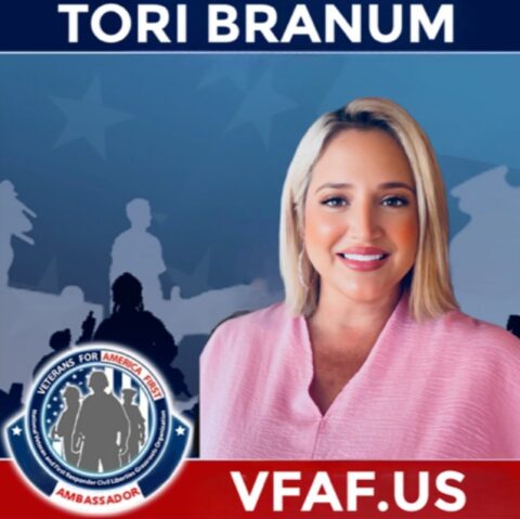 Tori Branum, Marine Veteran, of Georgia has been named VFAF Veterans