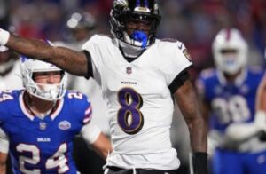 Lamar Jackson Shoves Fan After Heated End Zone Encounter During Ravens