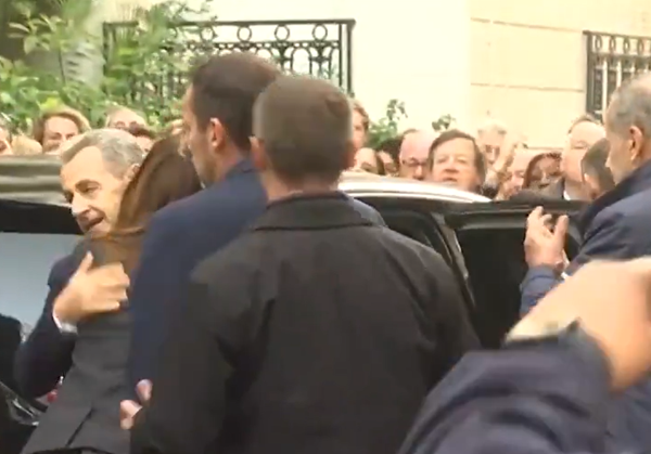 Jailed former French President starts his 5-year imprisonment with an emotional goodbye to his wife and supporters