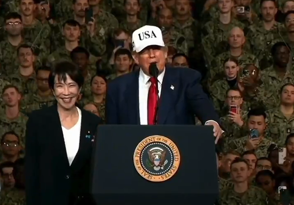 Trump in Japan : Met US Service Members, held Trade Talks with Japan PM