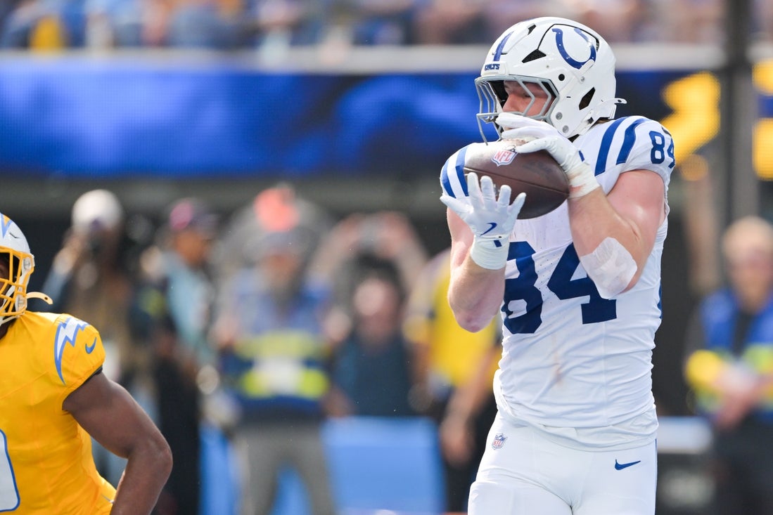Colts rookie TE Tyler Warren (illness) questionable vs. Texans