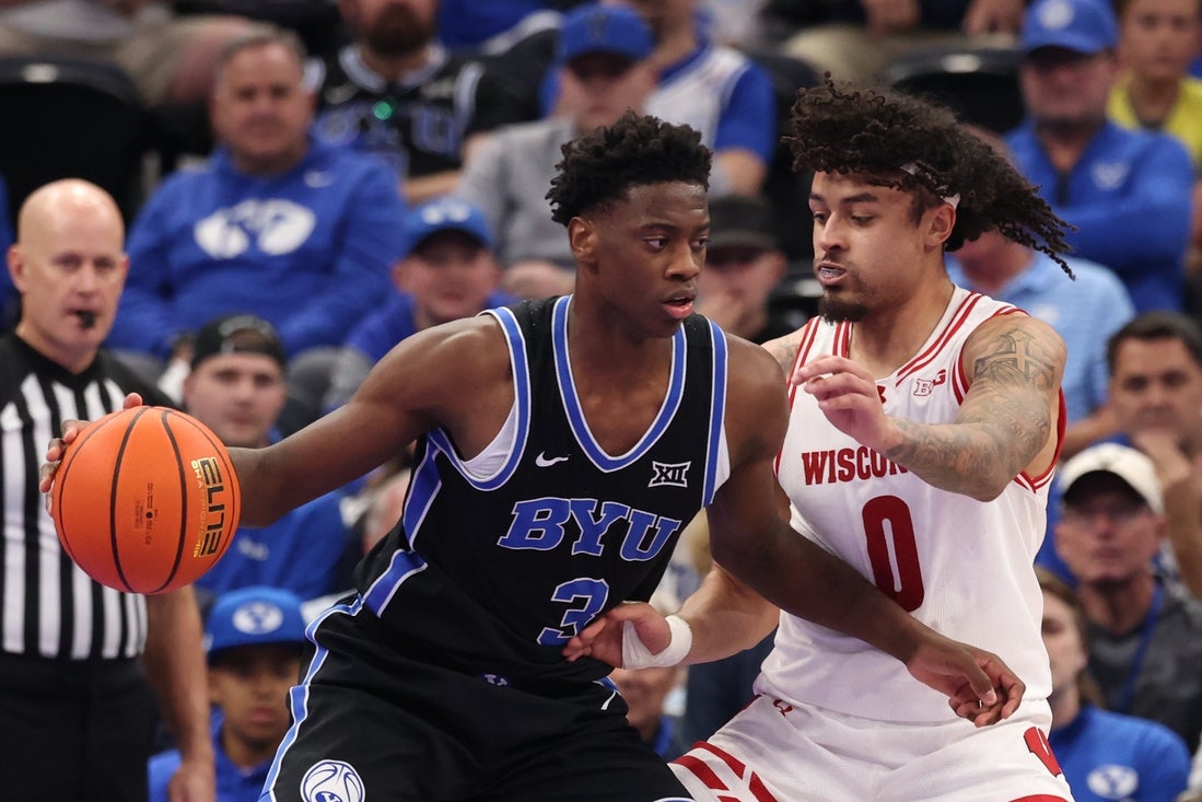 No. 9 BYU crushes No. 23 Wisconsin in Salt Lake City showcase