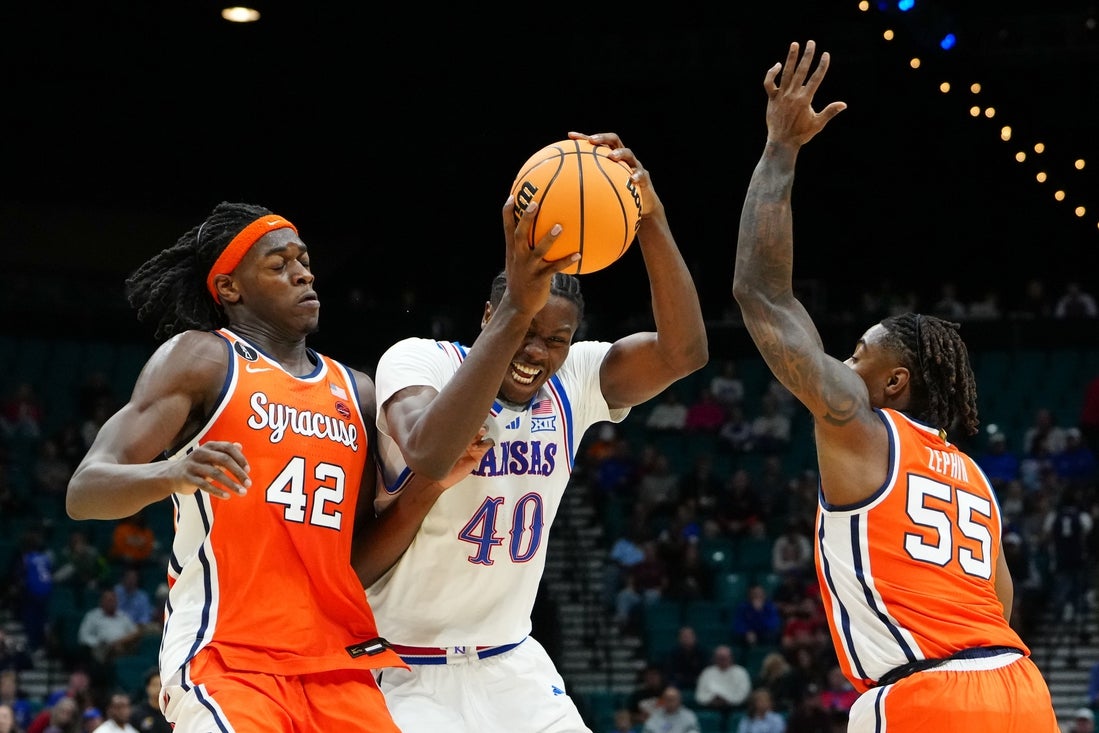 Kansas beats cold-shooting Syracuse for second win at Players Era