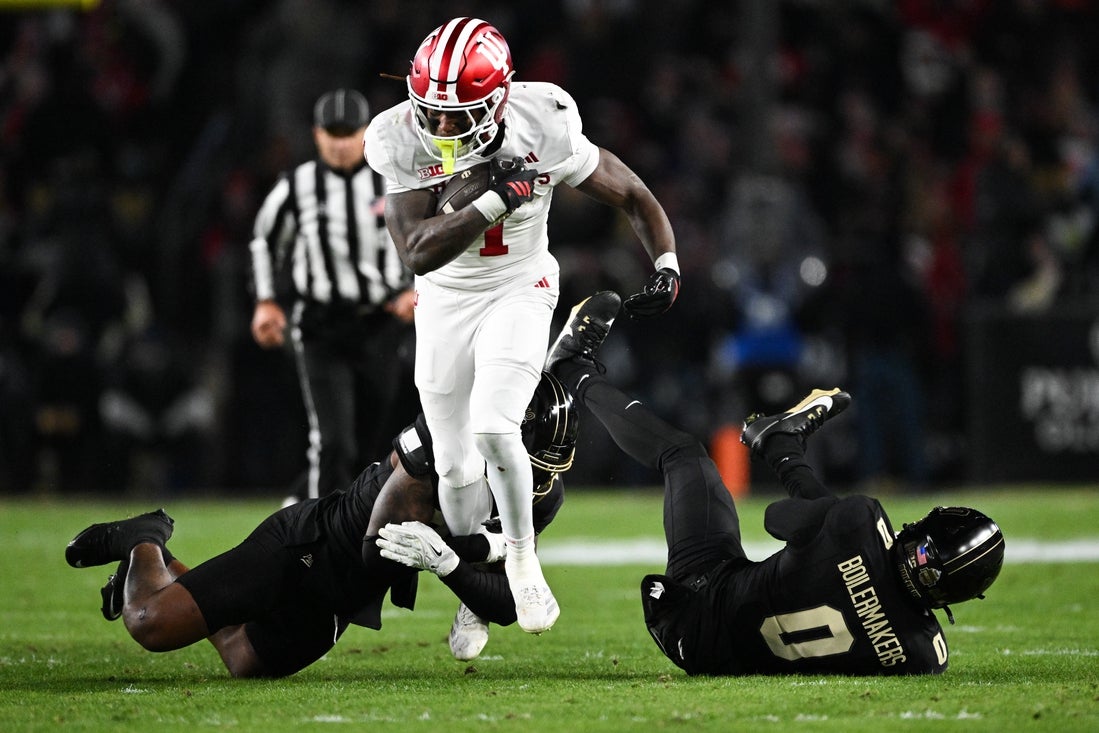 No. 2 Indiana hammers Purdue, books spot in Big Ten title game