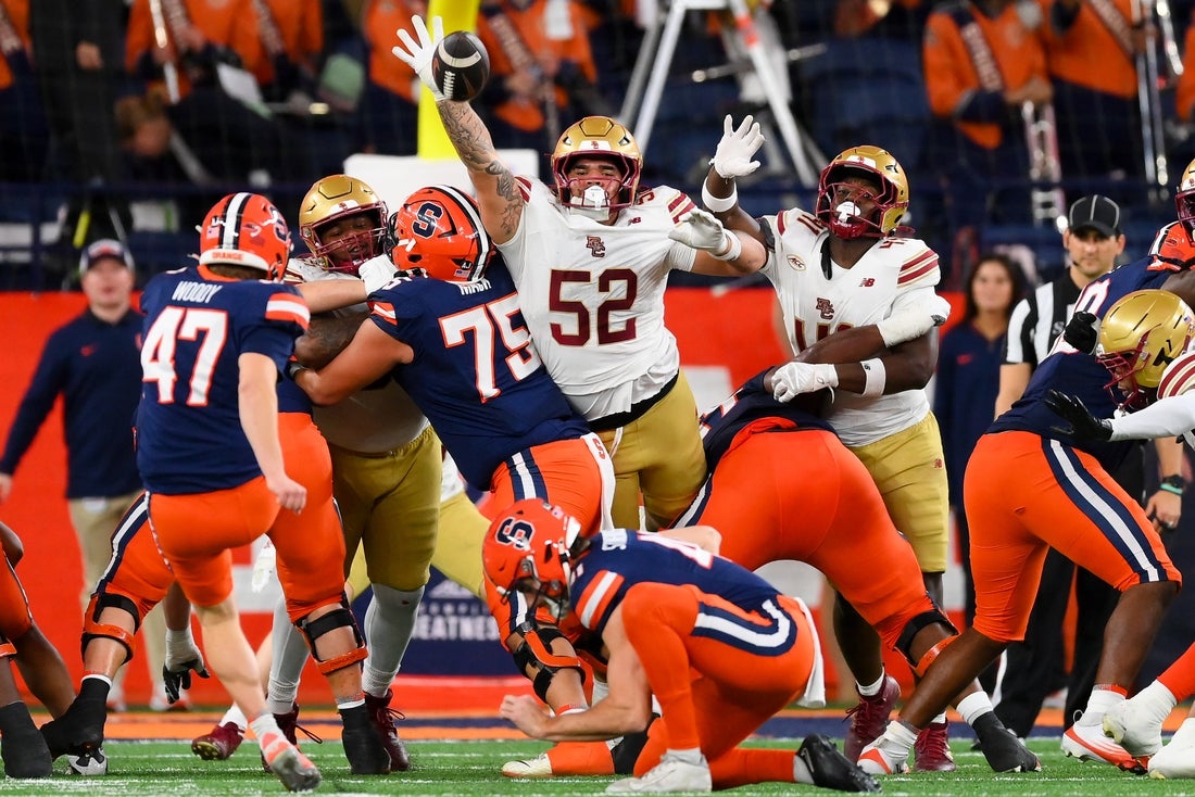 Boston College secures first FBS win of the season in rout over Syracuse