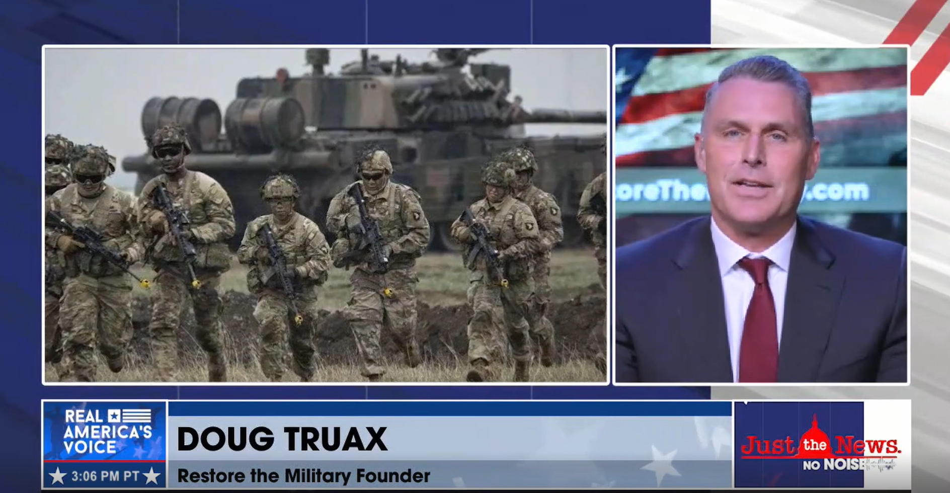 Doug Truax on Just the News, No Noise: Here’s How We Fix America’s Military