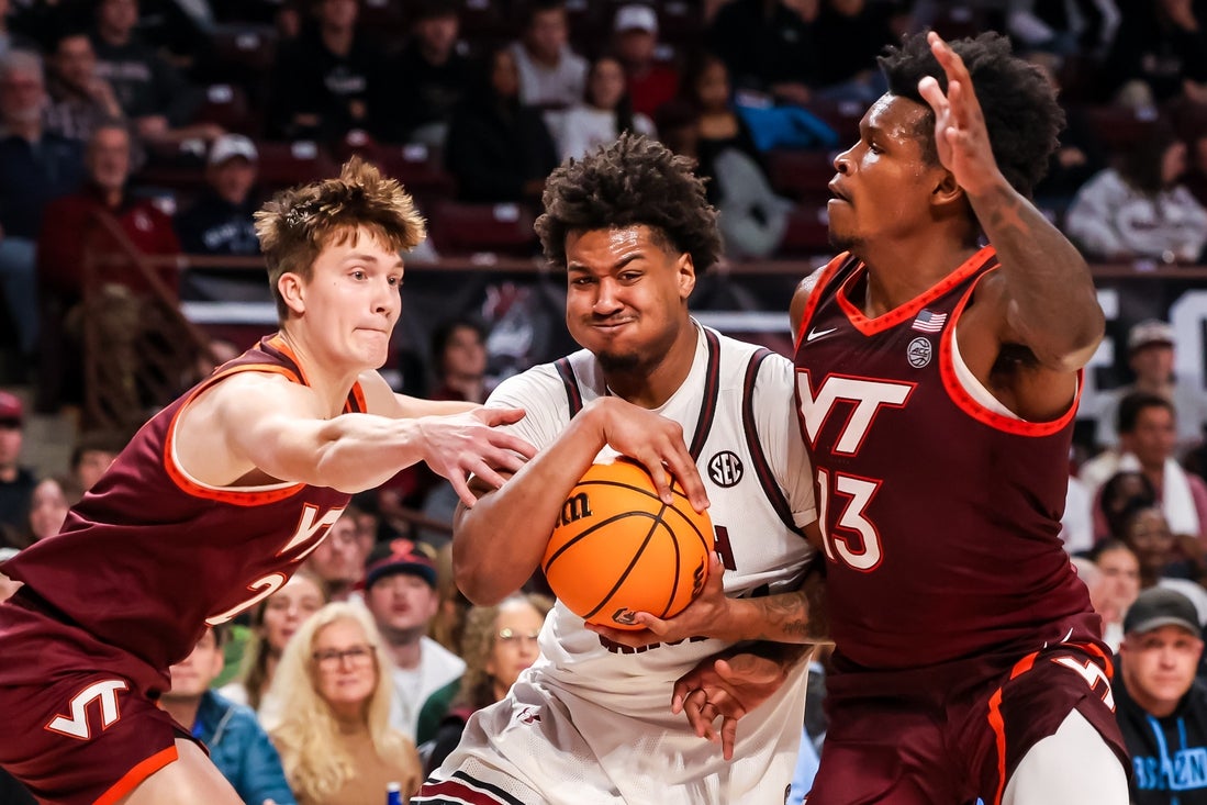 Virginia Tech downs South Carolina in OT on Ben Hammond’s layup