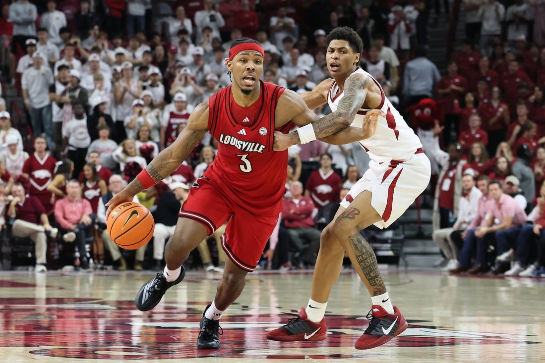 No. 11 Louisville eager to continue 3-point barrage vs. Memphis