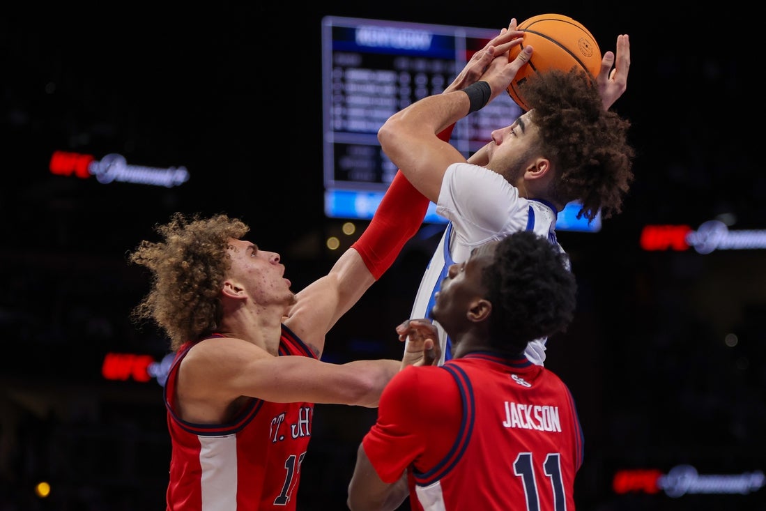 Second-half stumbles by No. 22 St. John’s give Kentucky win in Atlanta