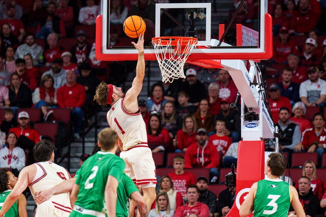 Nebraska pulls away from North Dakota to remain undefeated