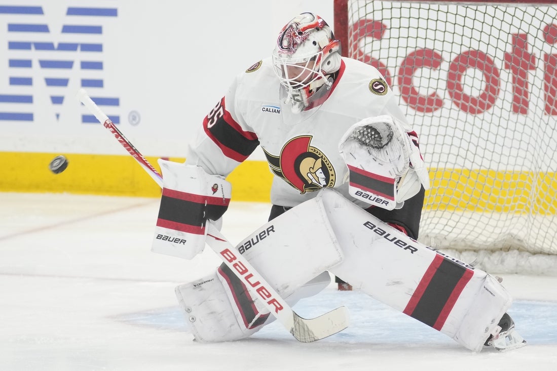 Senators G Linus Ullmark taking leave of absence