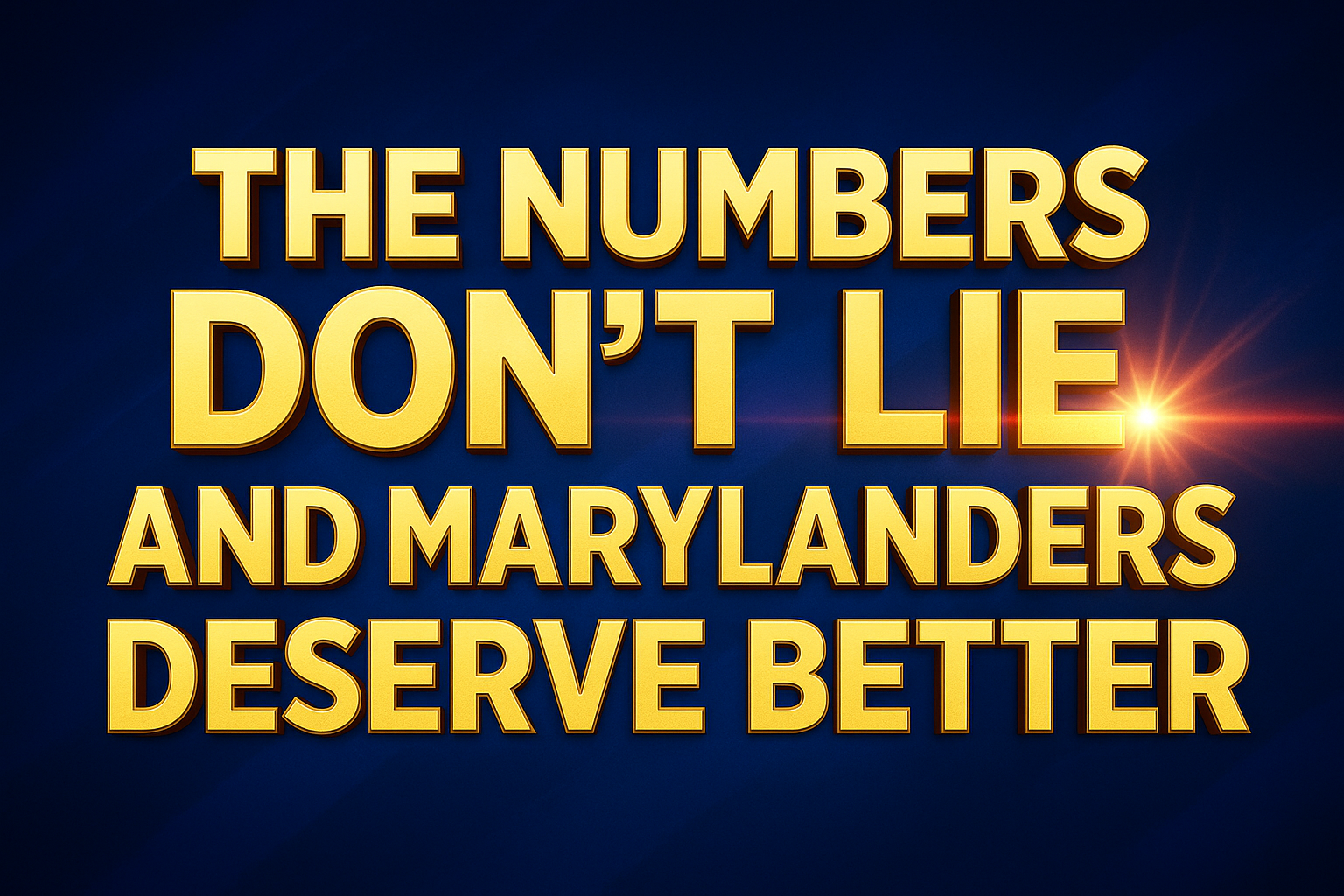 THE NUMBERS DON’T LIE — AND THE PEOPLE DESERVE BETTER [your]NEWS