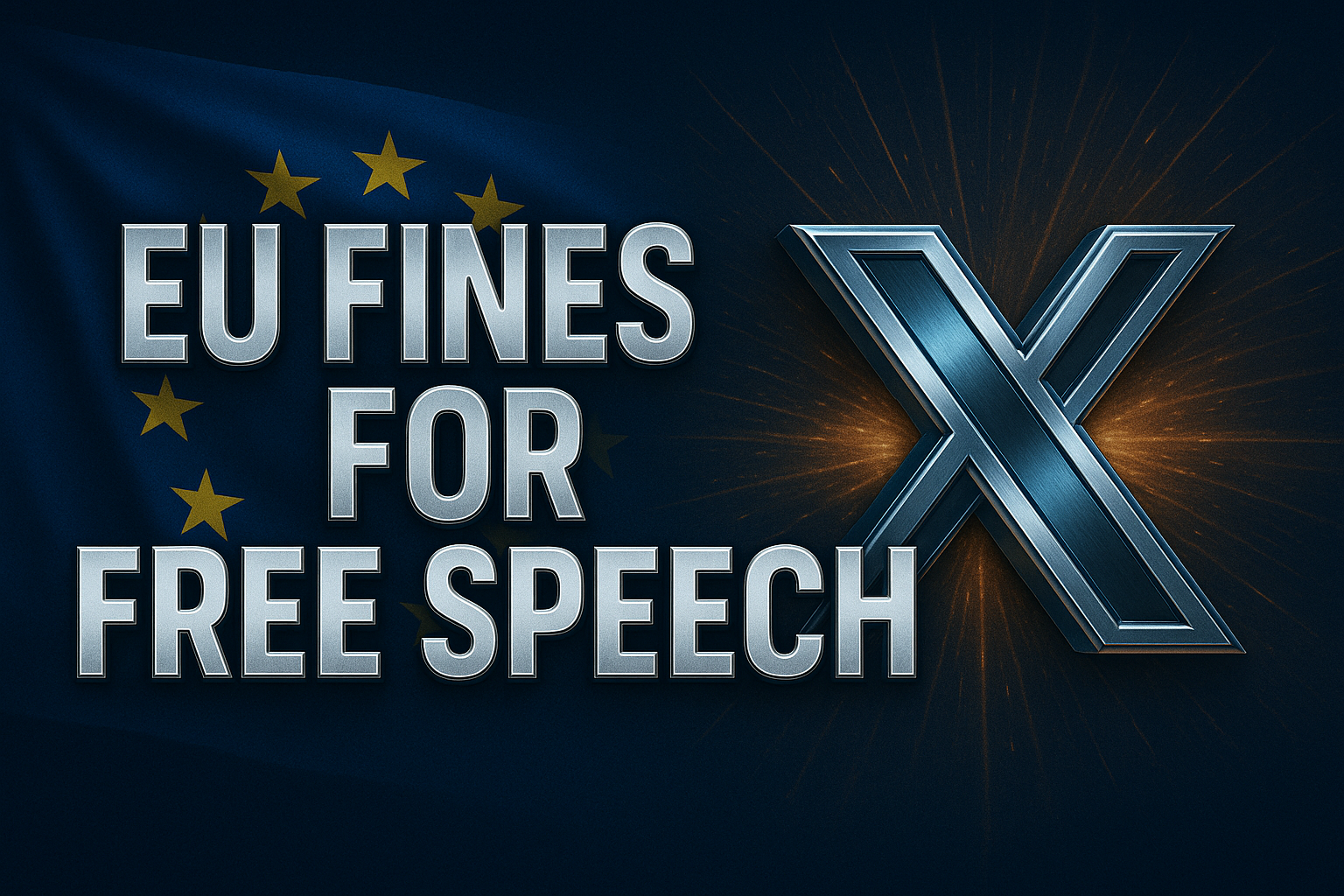 EU FINES X FOR BEING A FREE SPEECH PLATFORM