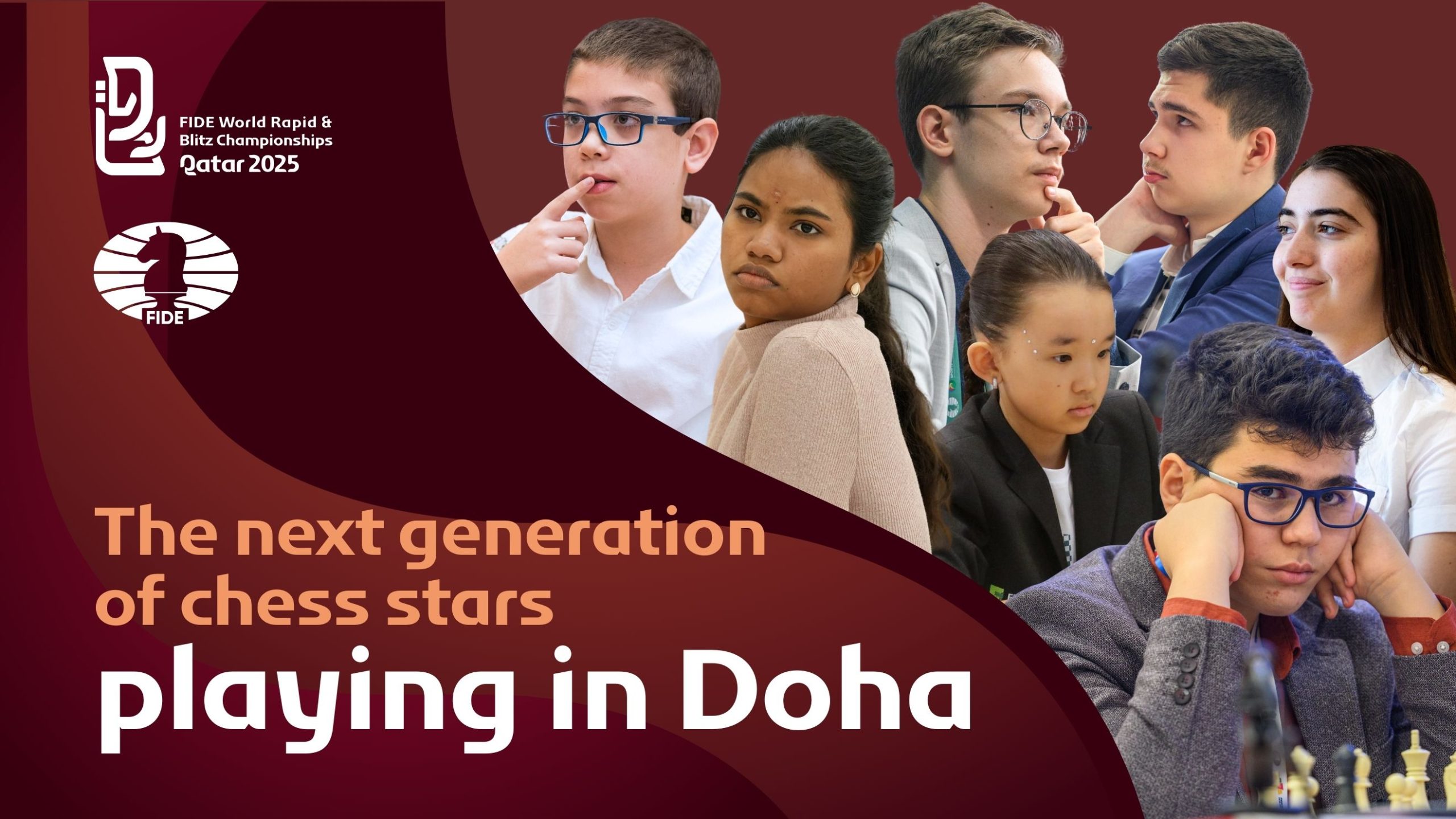 The next generation of chess stars playing in Doha