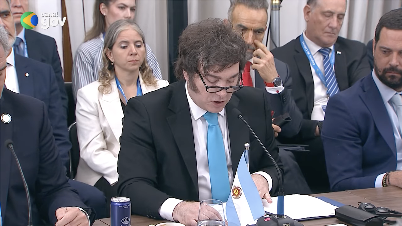 Milei Endorses Trump Pressure Campaign on Maduro, Calls on Mercosur to Align With U.S.