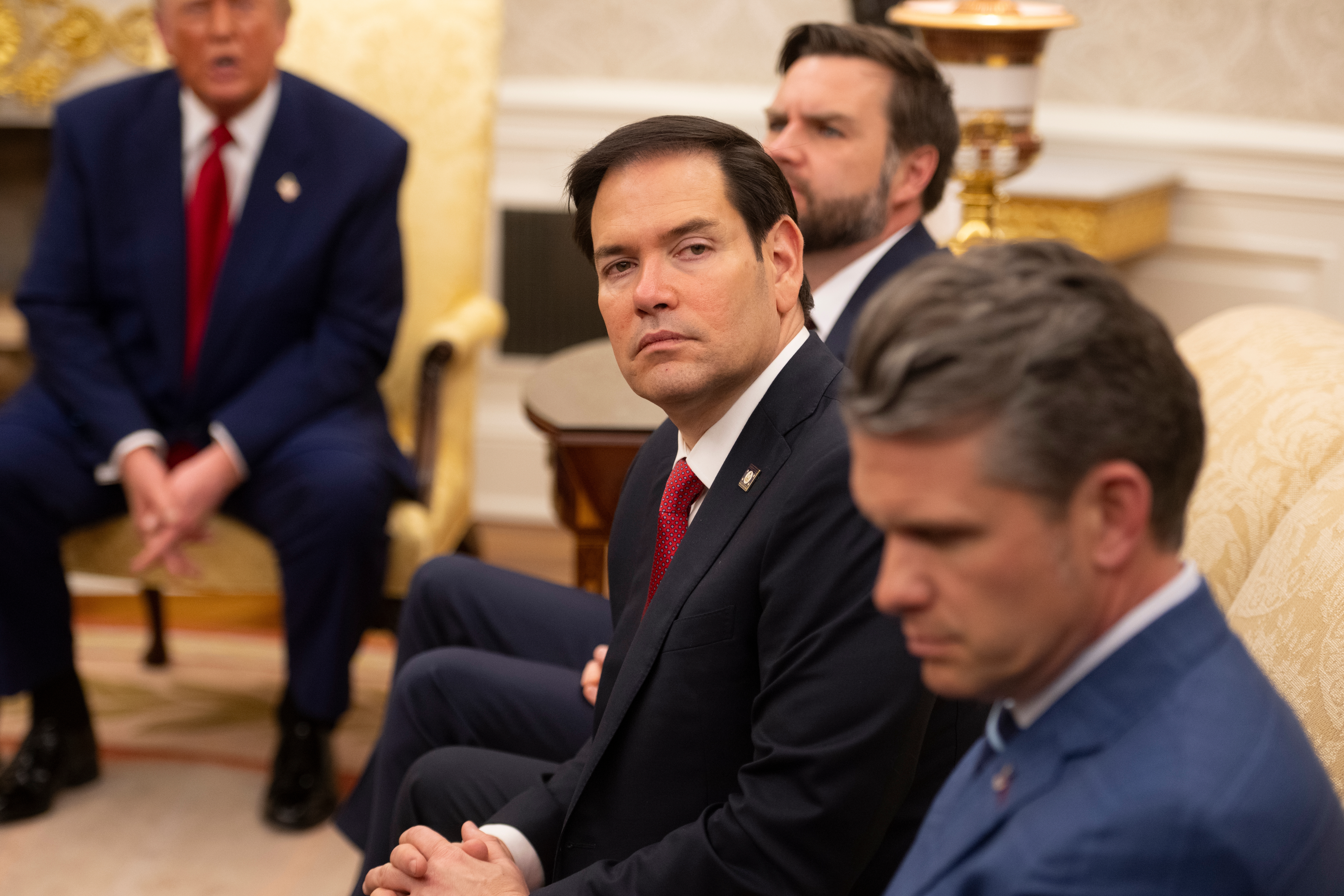 Trump, Rubio, Hegseth Confer as U.S. Pressure on Venezuela Intensifies