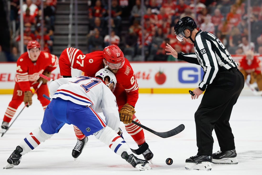 Surprising division co-leading Canadiens, Wings set for clash