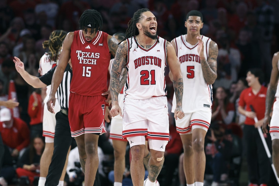Opposing styles on display as No. 6 Houston faces No. 12 Texas Tech