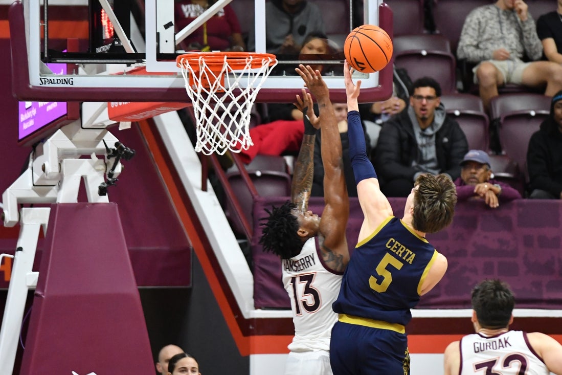 Tobi Lawal notches double-double as Virginia Tech cruises past Notre Dame
