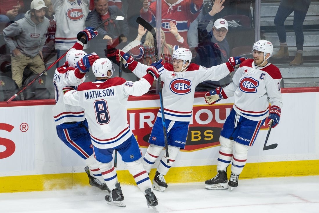 Cole Caufield buries late winner as Canadiens stun Wild
