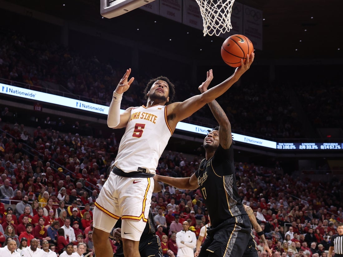 Joshua Jefferson has triple-double in No. 9 Iowa State’s win over UCF