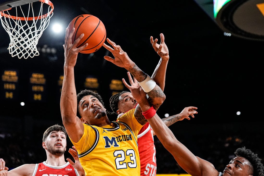 Yaxel Lendeborg boosts No. 3 Michigan to rivalry win over Ohio State