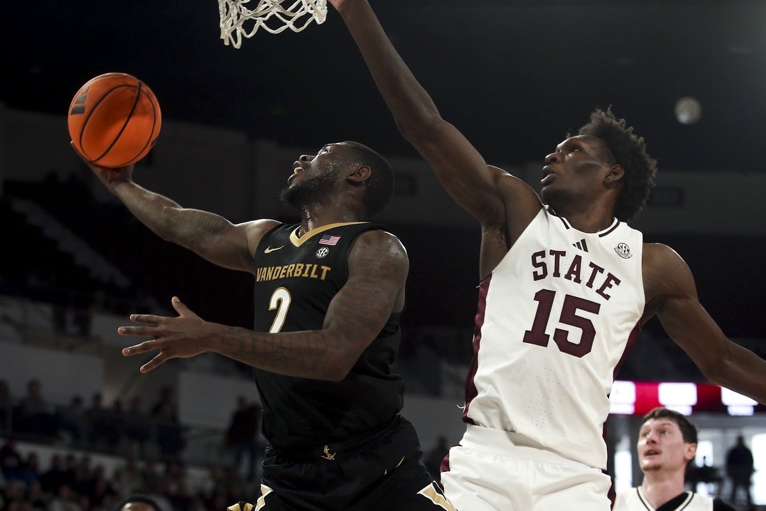 No. 15 Vanderbilt snaps losing streak in dominating win over Mississippi State