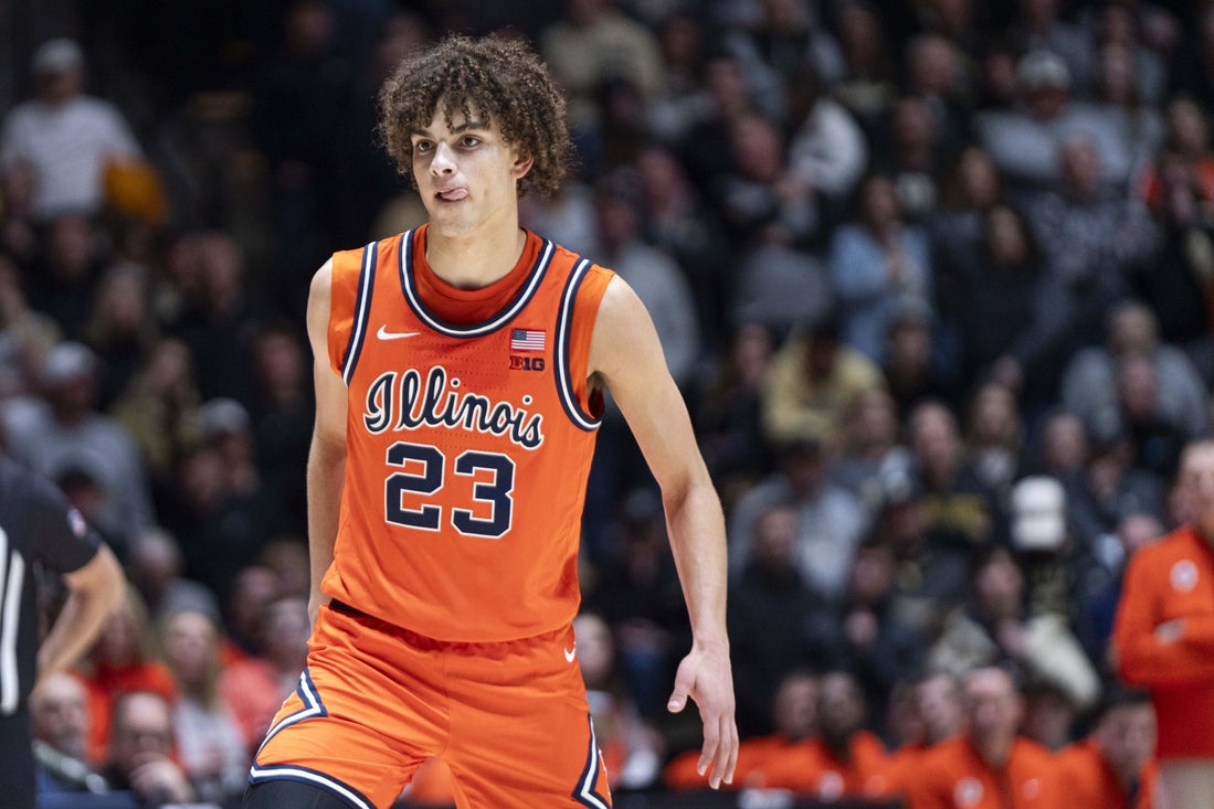 Top 25 roundup: Keaton Wagler erupts, No. 11 Illinois bests No. 4 Purdue