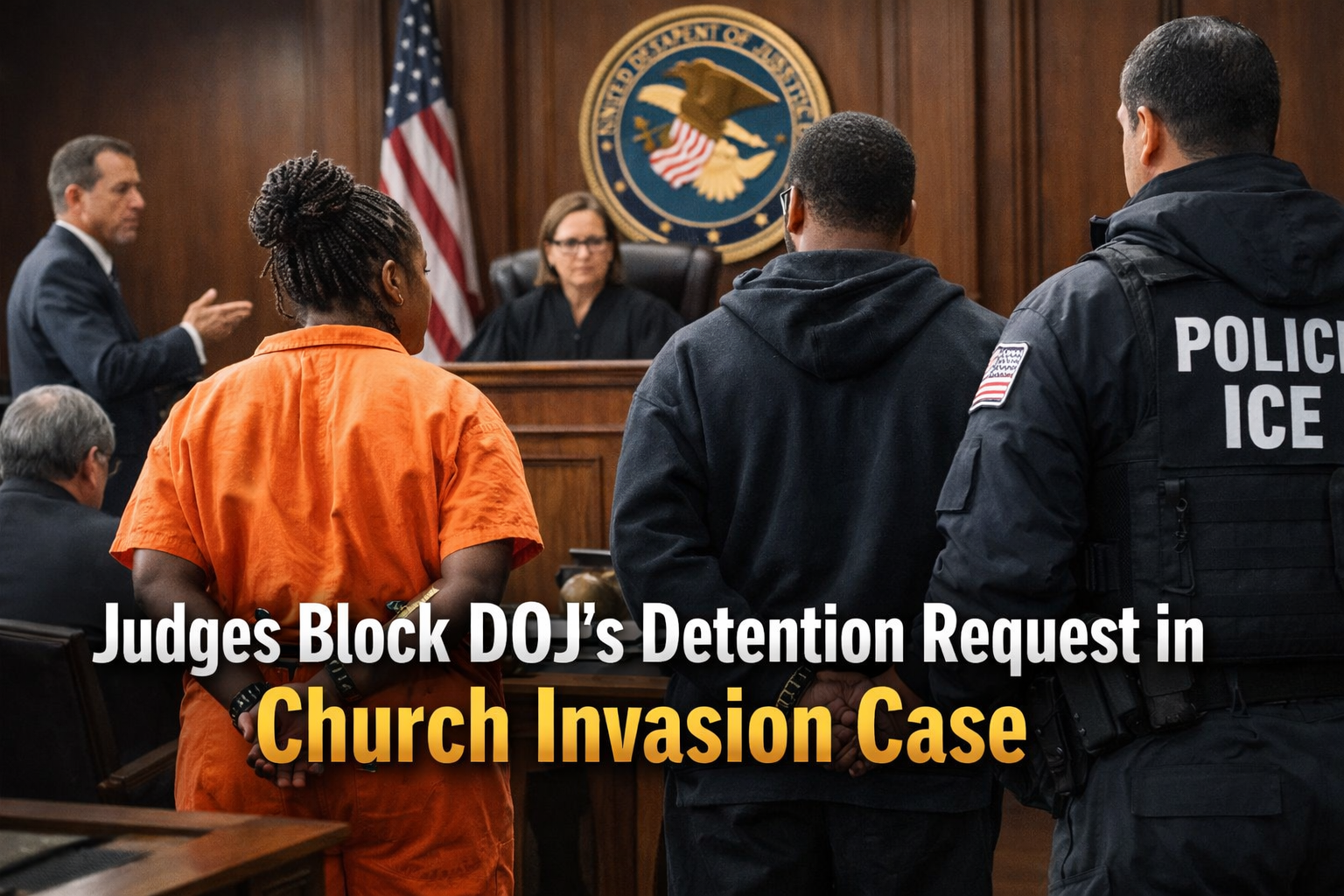 Judges Reject DOJ Detention Requests in Minnesota Church Invasion Case