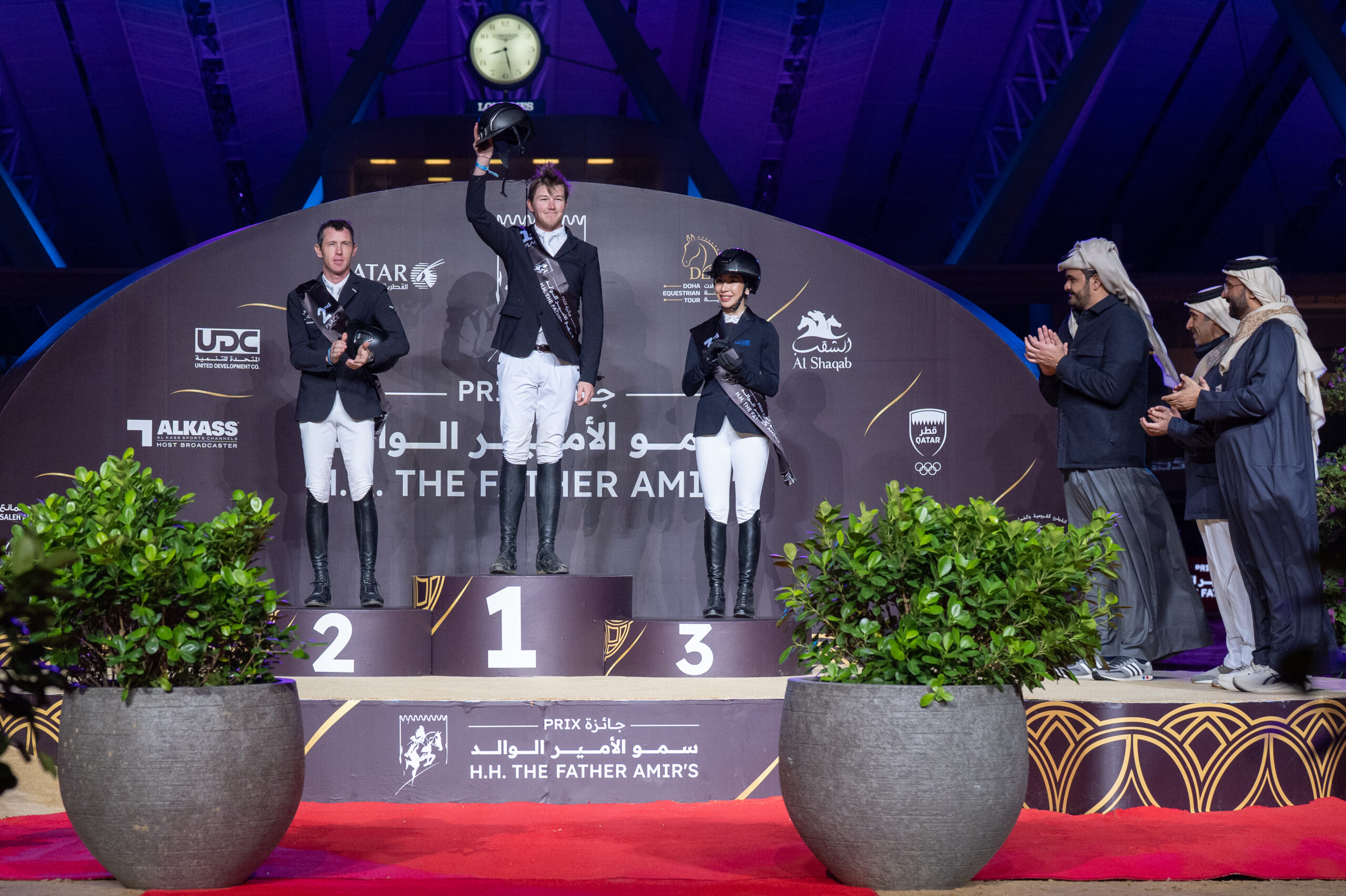 British rider Charles clinches CSI4* GP at HH The Father Amir’s Prix