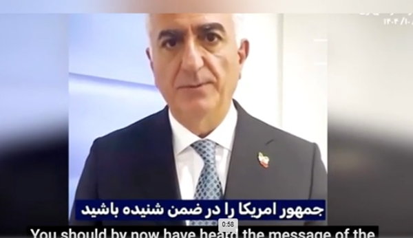 Iranian State TV Channels Hacked to Broadcast Message from Exiled Crown Prince Reza Pahlavi