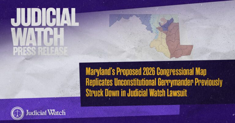 Judicial Watch Analysis MD S Proposed 2026 Map JW PR BGImage 01.27 Maryland 1200x627 V1 768x401 1 