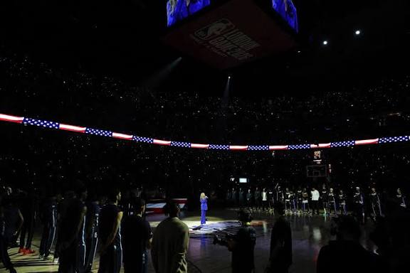 Shout About Greenland Interrupts U.S. Anthem as NBA Returns to London