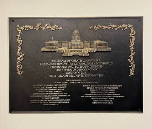 Senate Votes Unanimously to Display Plaque Honoring Officers Who Defended the Capitol on Jan. 6