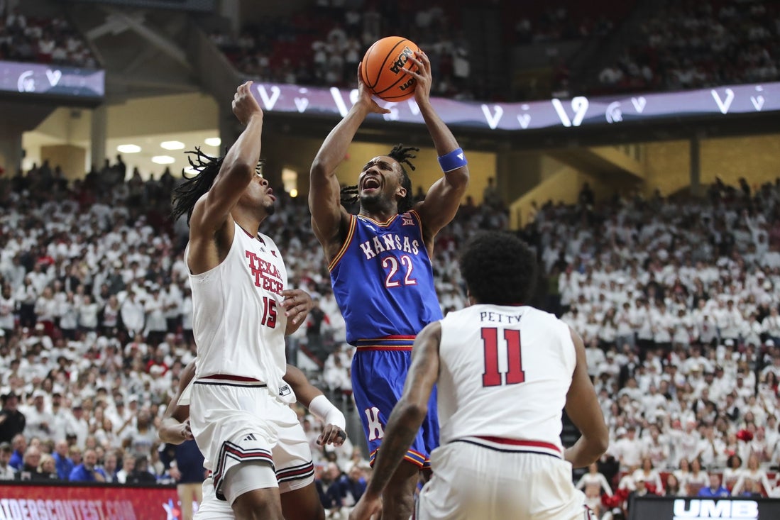 Darryn Peterson’s late treys lift No. 11 Kansas past No. 13 Texas Tech