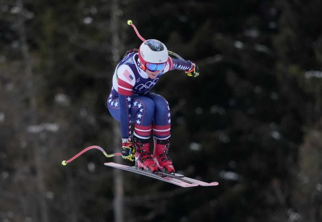U.S. skier Breezy Johnson still wary after painful memories of Cortina