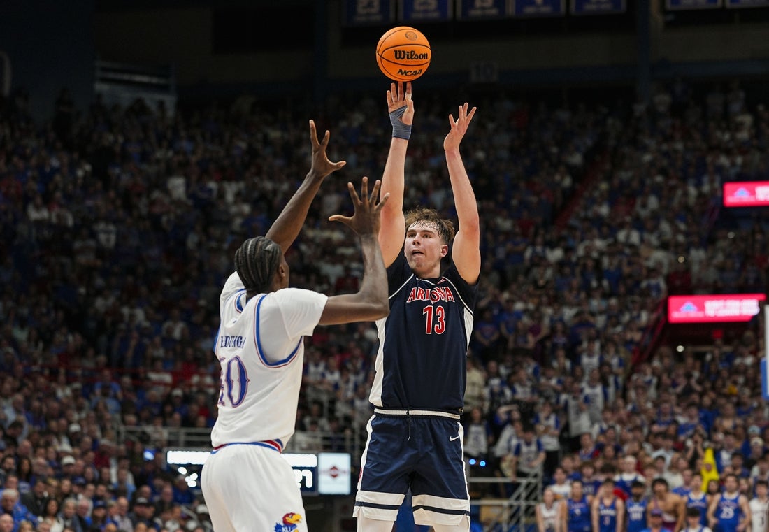 No. 9 Kansas rallies to end No. 1 Arizona’s unbeaten run