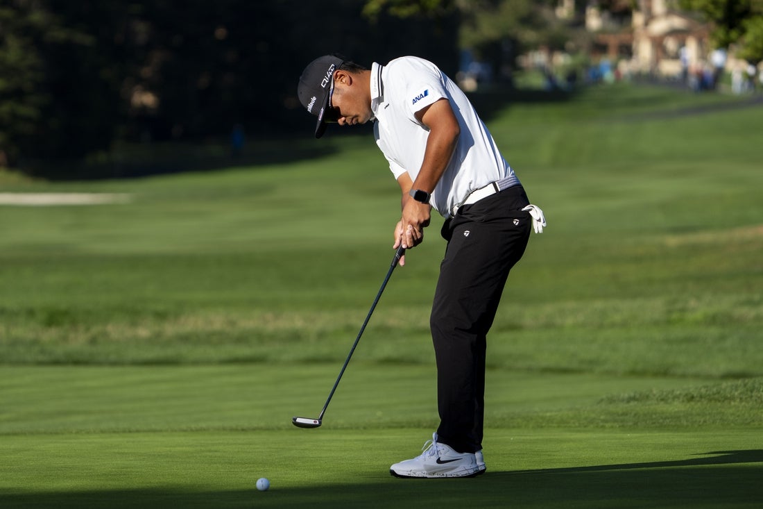 Ryo Hisatsune (62) leads pack at AT&T Pebble Beach Pro-Am