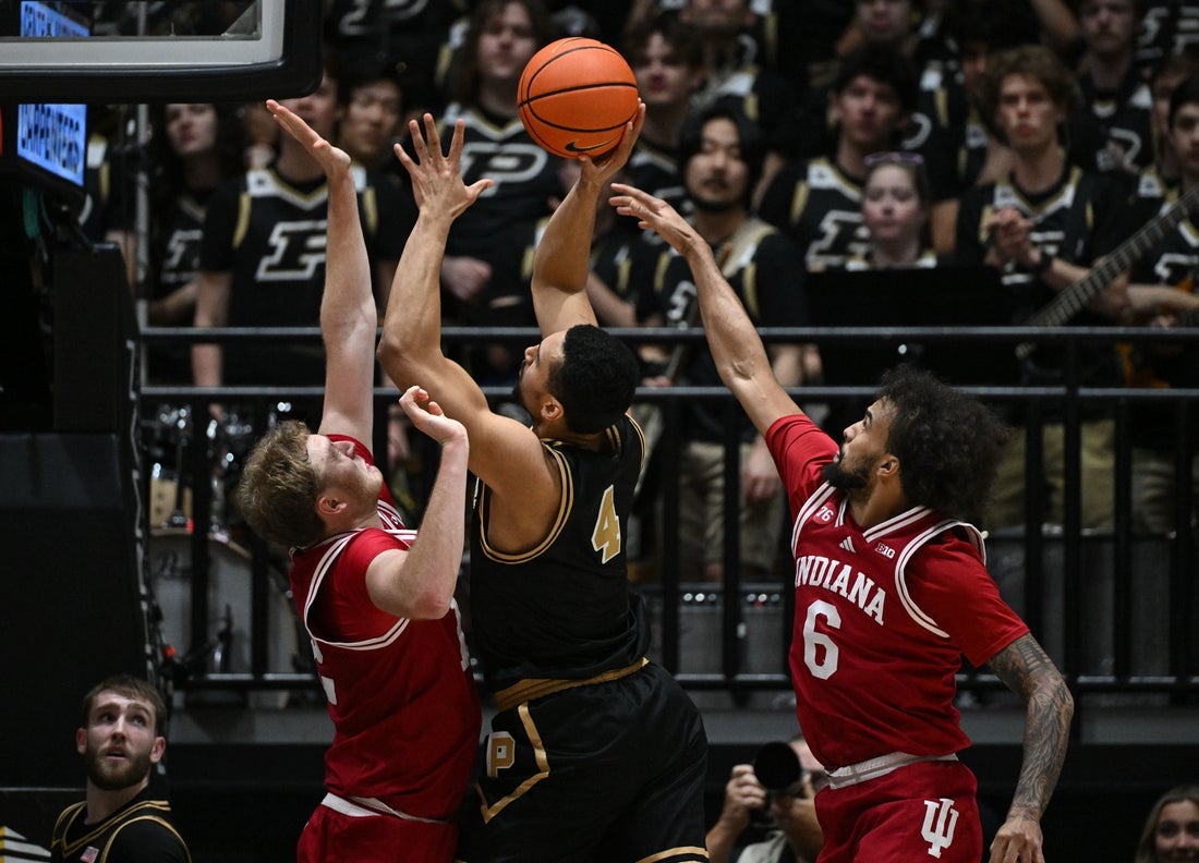 No. 7 Purdue’s balance, hot shooting sink rival Indiana