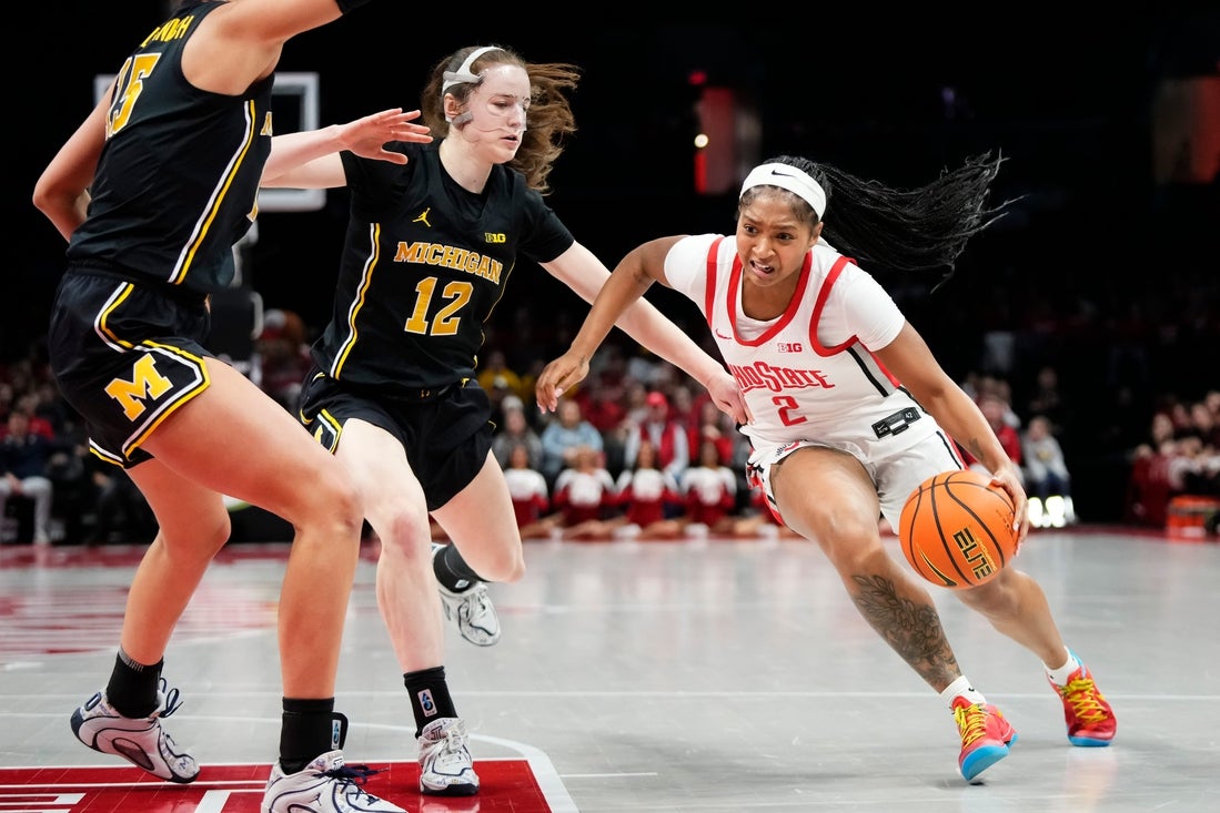Women’s Top 25 roundup: No. 8 Michigan downs No. 13 Ohio State in OT