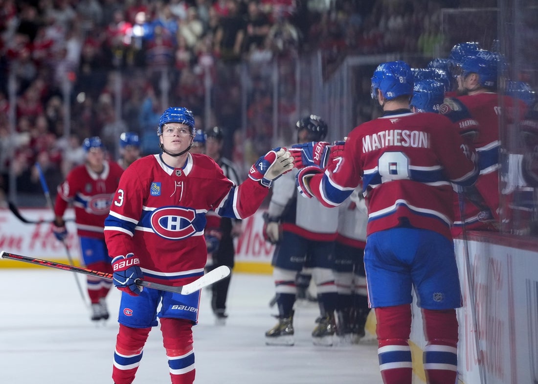 Cole Caufield, Canadiens grab early lead, cool off Caps