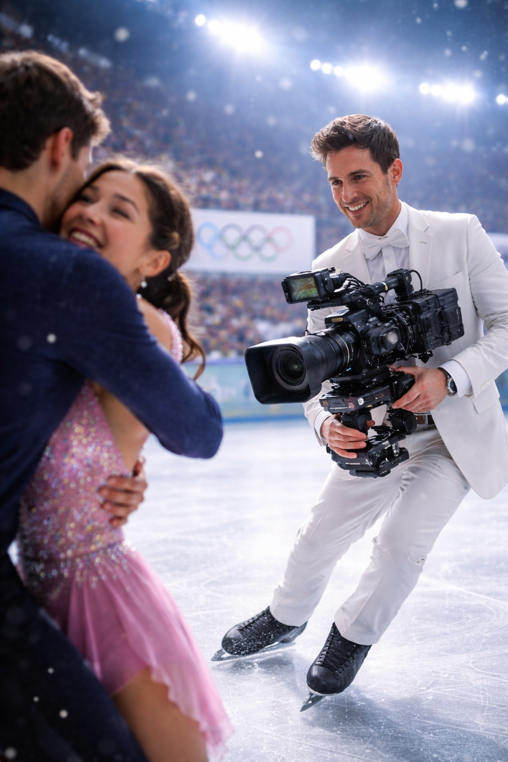 On the Ice With the Stars: Jordan Cowan Brings Viewers Closer Than Ever at the Winter Games