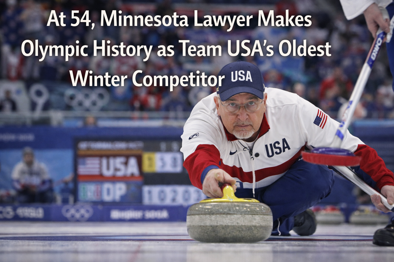At 54, Minnesota Lawyer Makes Olympic History as Team USA’s Oldest Winter Competitor