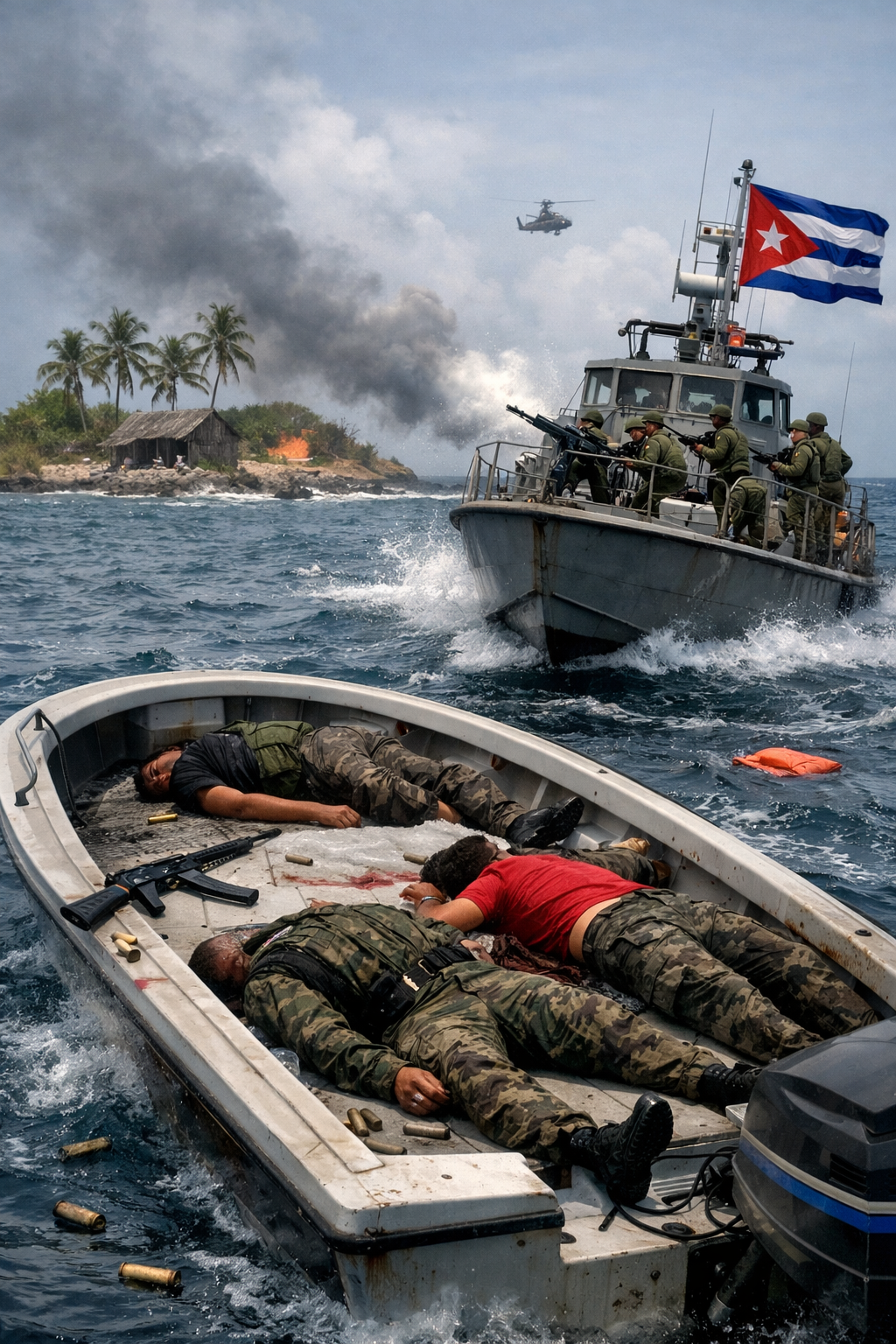 Cuban Forces Kill Four Armed Exiles After Maritime Clash Near Falcones Cay