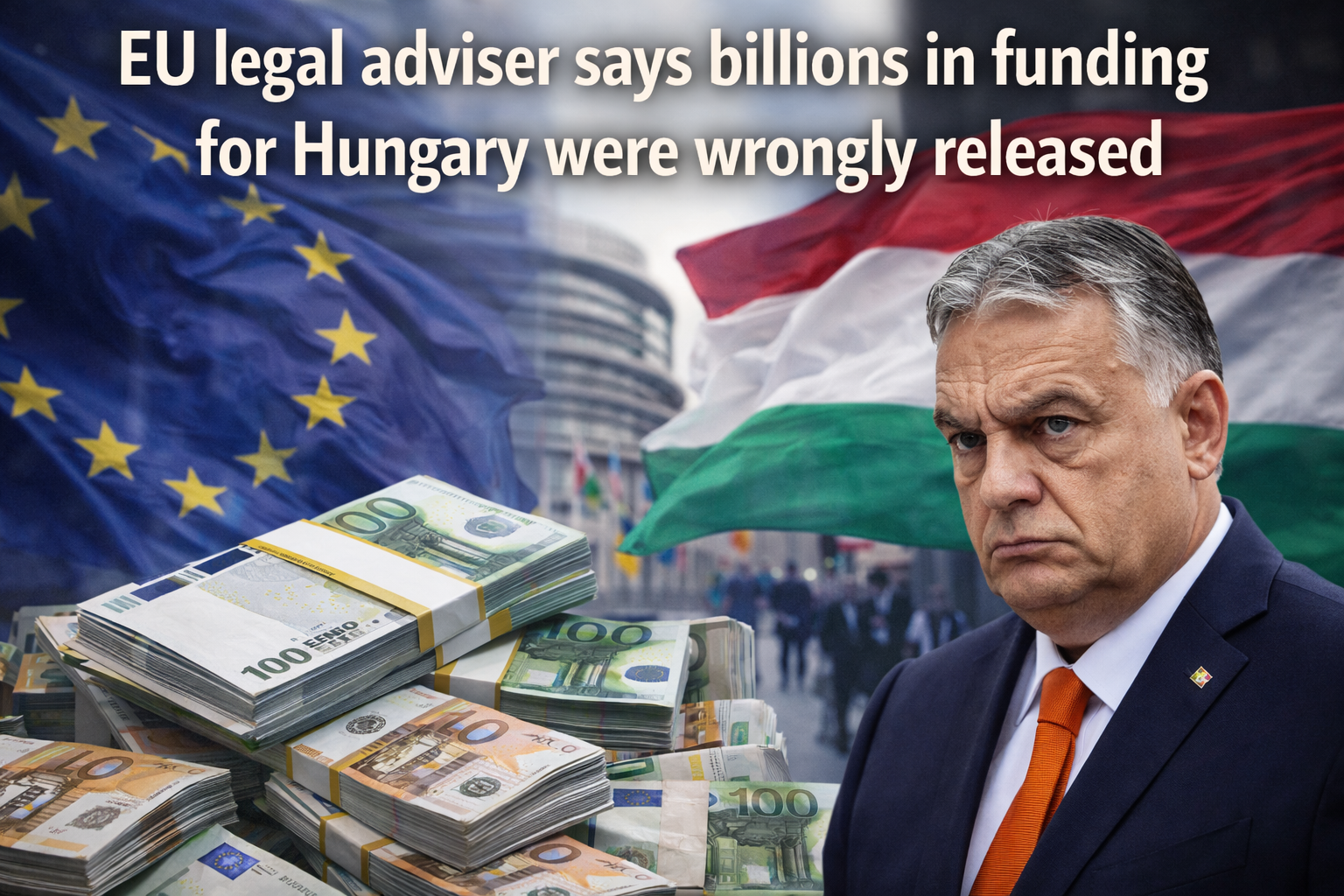 EU Court Adviser Recommends Annulment of Decision to Unfreeze Billions for Hungary