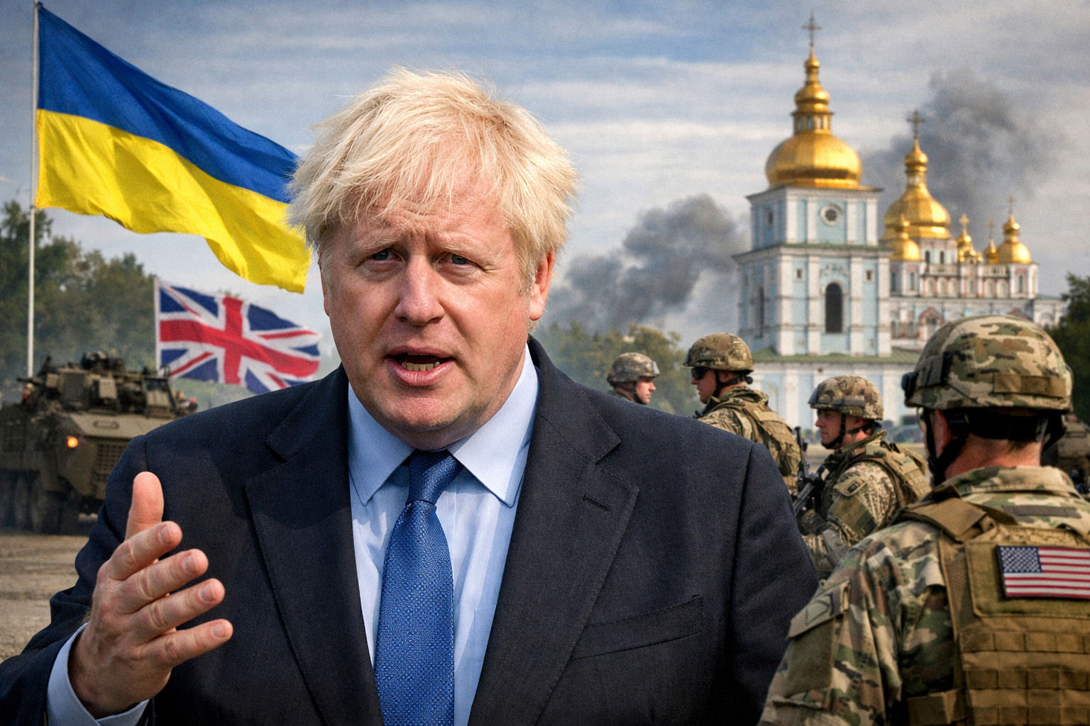 Boris Johnson Urges Immediate Deployment of Western Troops to Ukraine to Signal Resolve Against Russia