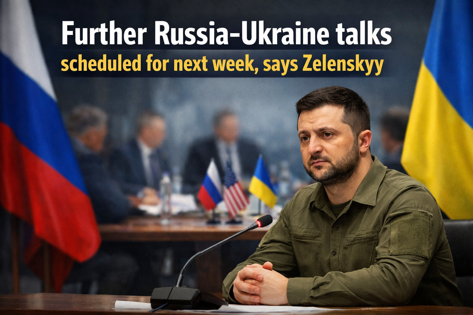 Ukraine Says New Peace Talks With Russia and U.S. Set for Abu Dhabi as Fighting Intensifies