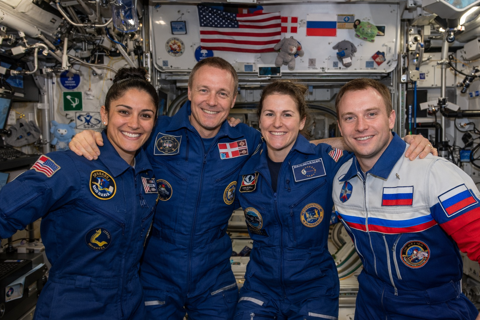 International Space Station Restored to Full Crew as Four Astronauts Arrive Following Rare Medical Evacuation