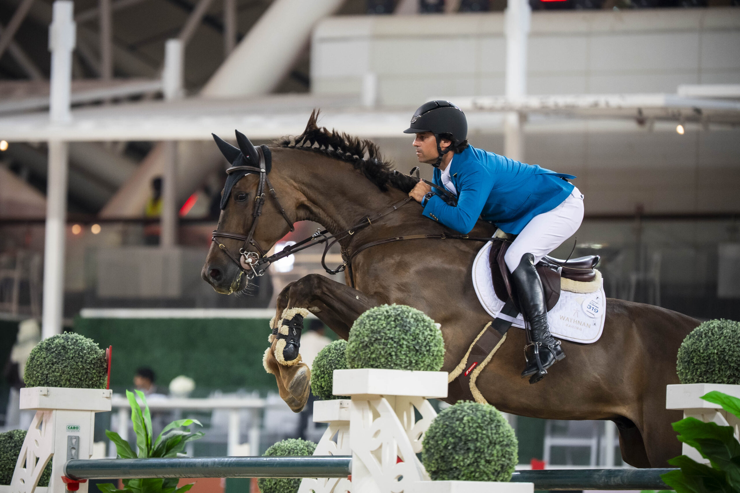 Stage set for HH The Emir’s Sword at Longines Arena at Al Shaqab from February 11 to 14