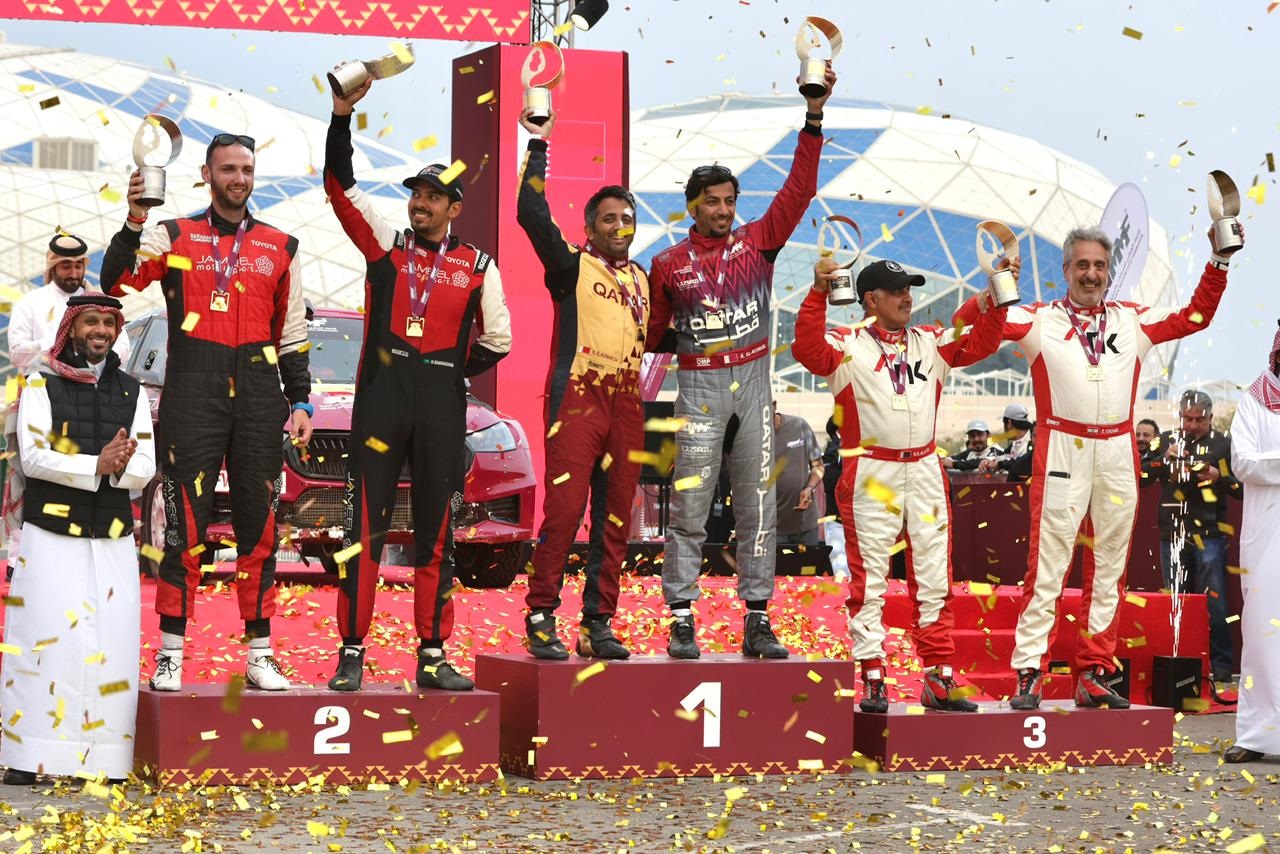 ABDULAZIZ AND NASSER AL-KUWARI ROLL BACK THE YEARS TO SECURE A SECOND VICTORY IN THE QATAR INTERNATIONAL RALLY  